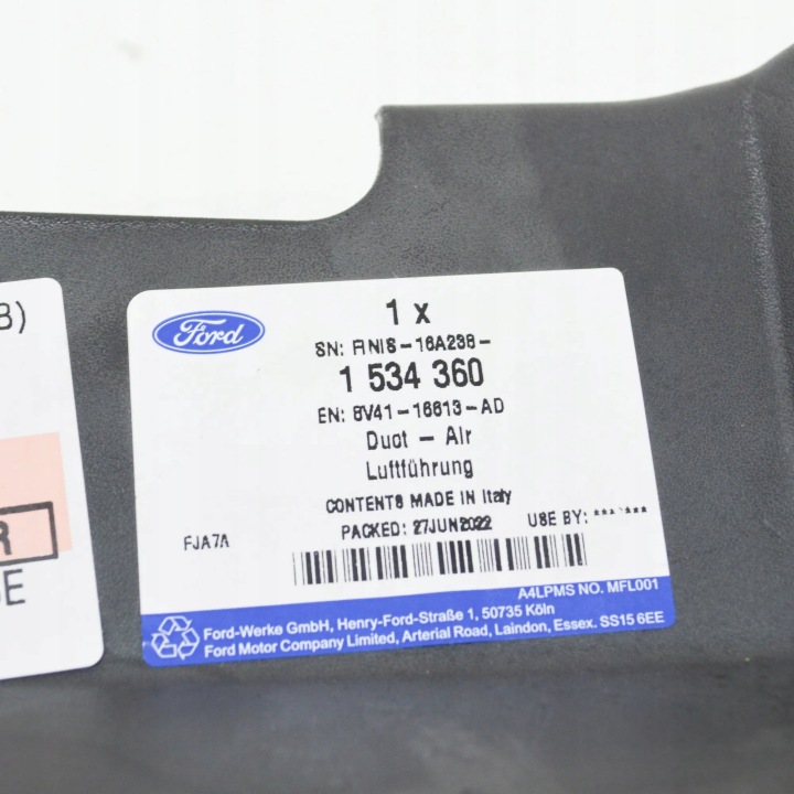 FORD KUGA MK1 C394 AVANT PANNEAU CARROSSERIES DÉFLECTEUR AIR 1534360