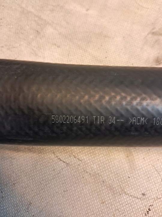 TUYAU FIL ÉCHANGEUR D'AIR DE SURALIMENTATION IVECO DAILY IV 14- 2.3 5802206491