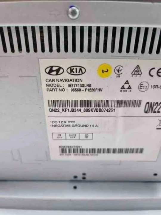 RADIO AVEC NAVIGATION KIA SPORTAGE (JE_, KM_) 96560F1220FHV 1.6L DIESEL 2019
