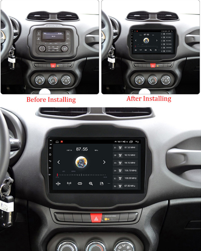 RADIO NAVIGATION GPS JEEP RENEGADE 2014+ ANDROID 2GB 64GB 