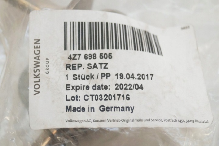 KIT RÉPARATION COMPRESSEUR SUSPENSIONS AUDI OE VAG 4Z7698505 4Z7698505