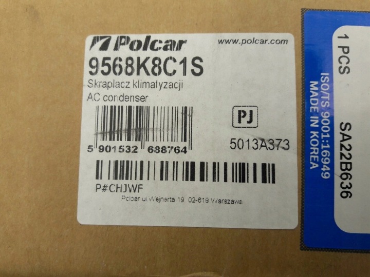 RADIATEUR CLIMATISATION VOLKSWAGEN T5 1.9 2.5 TDI