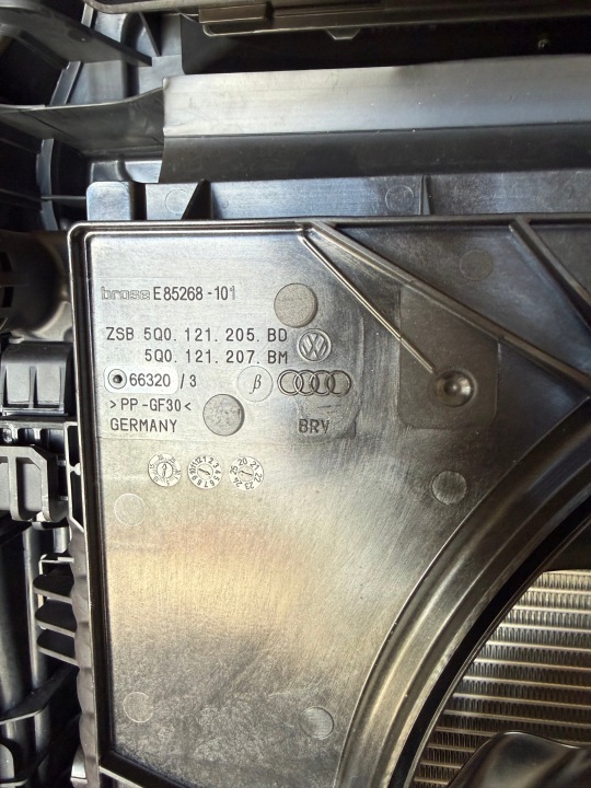 AUDI Q2 81A 1.0 TFSI POUTRE COURROIE AVANT RADIATEURS VENTILATEUR 5WA959455G 2025R