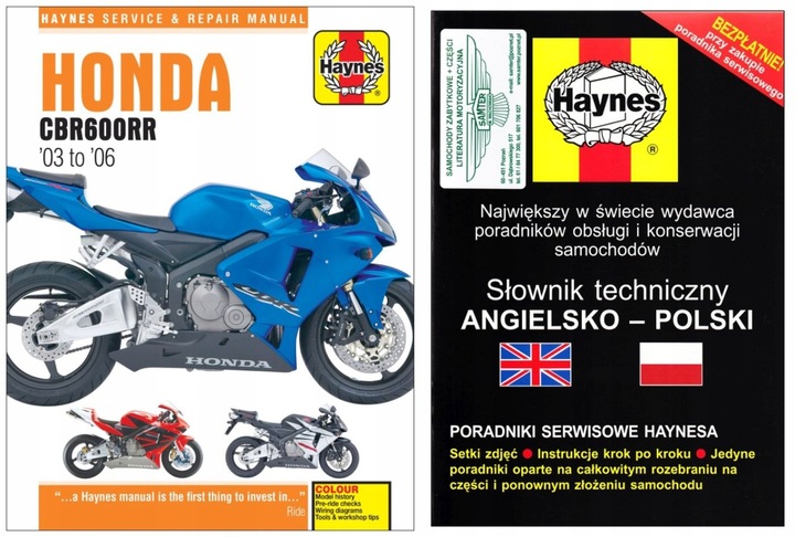 HONDA CBR600RR (2003-2006) MANUAL REPARACIÓN HAYNES +GRATIS 24H 