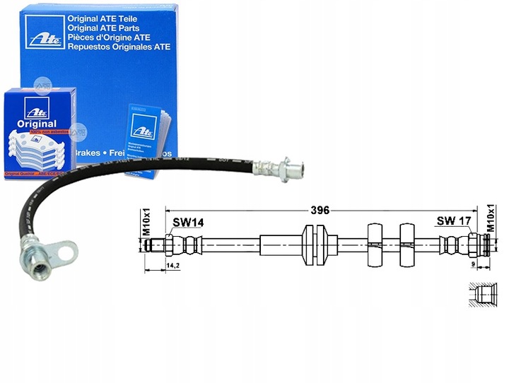 ATE 24.5112-0397 CABLE DE FRENADO FLEXIBLES ALFA ROM 