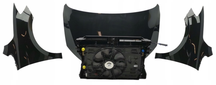 COMPLET AVANT PARE-CHOCS CAPOT AILE LED VW TOURAN 5T R-LINE LY9T NEUF ORIGINE