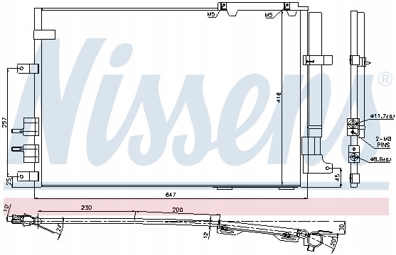 CONDENSADOR NISSENS 94914 