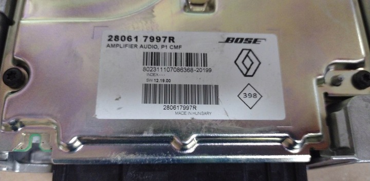 REFORZADOR BOSE RENAULT ARKANA 280617997R 