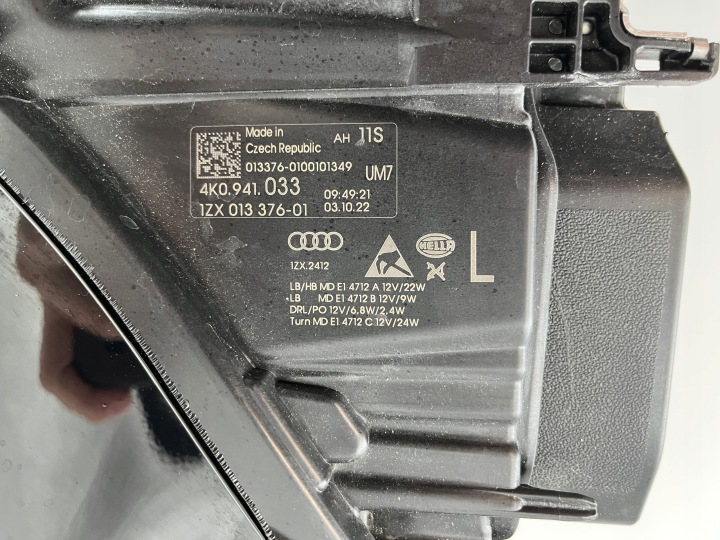 AUDI A6 C8 PHARE COMPLET LED DROITE 4K0941034 PHARE GAUCHE COMPLET LED AUDI A6 C8 4K0941033
