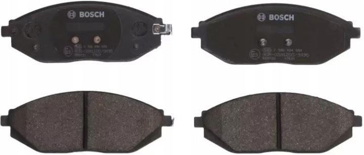 BOSCH PLAQUETTES FREIN CHEVROLET DROIT SPARK 1,0-1,2 10-15