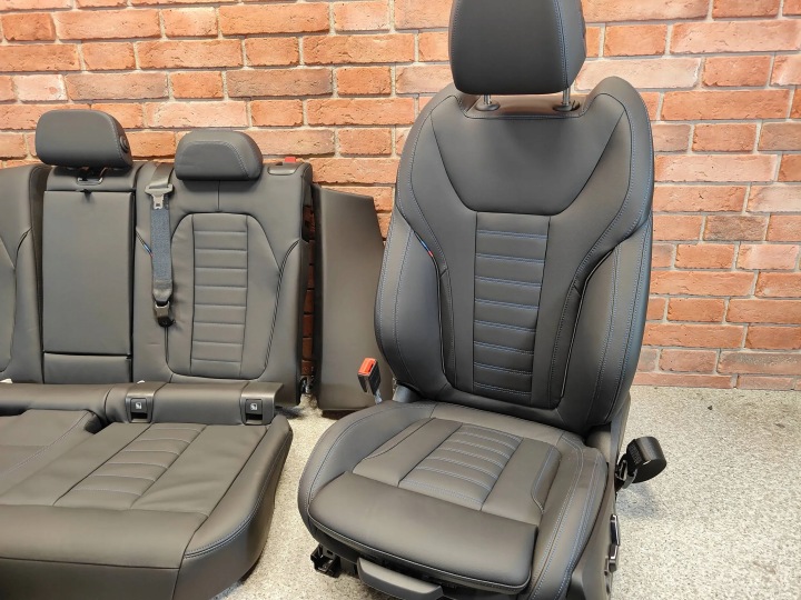 BMW X3 G01 LCI GARNITURE SIÈGES BANQUETTE ARRIÈRE CARDAN KIT CHAUFFAGE MÉMOIRE CUIR
