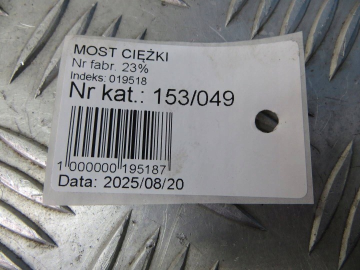 AUDI Q3 8U 2.0D PONT ARRIÈRE ARRIÈRE 0BS525010C 0BS907554D
