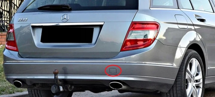 MERCEDES C S204 W204 UNIVERSEL 2007-2011 BOUCHON CROCHET ARRIÈRE ORIGINAL UZYWANA