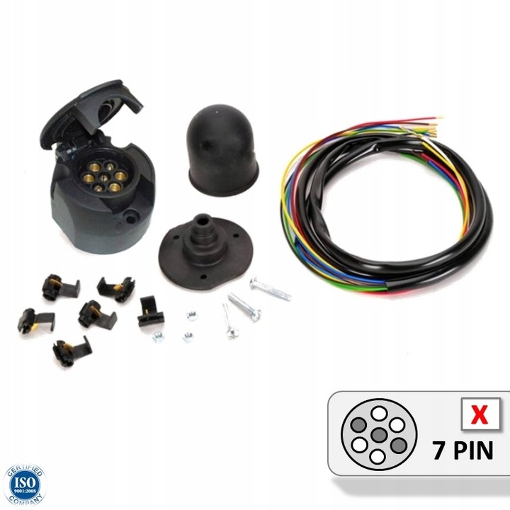 BARRA DE REMOLQUE + JUEGO DE CABLES 7PIN NISSAN PATROL GR Y60 1987-1997 