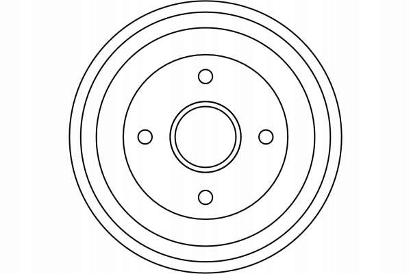 TRW TAMBOUR DE FREIN FORD FOCUS 98- @203X45