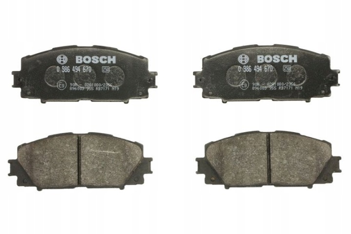 BOSCH 0 986 494 670 KLOCEK DE FREIN JEU
