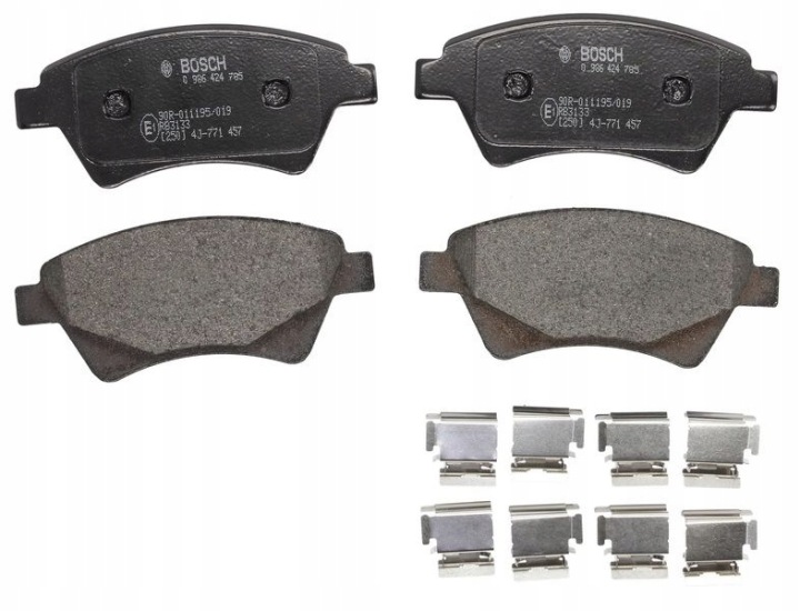 BOSCH PLAQUETTES AVANT RENAULT GRAND SCENIC KANGOO MEGANE 1.4-2.0D 10.01-