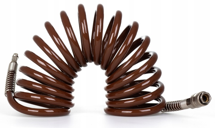 FIL VERS COMPRESSEUR PNEUMATIQUE 8X12MM 10M 8 BAR TUYAU SPIRAL