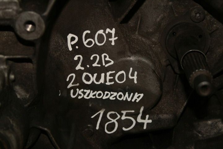 BOÎTE DE VITESSES PEUGEOT 607 2.2 B 20UE04