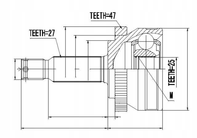 NPZ-HY-531 AXLE SWIVEL EXTERIOR HYUNDAI SONATA NF 2.0CRDI 05-