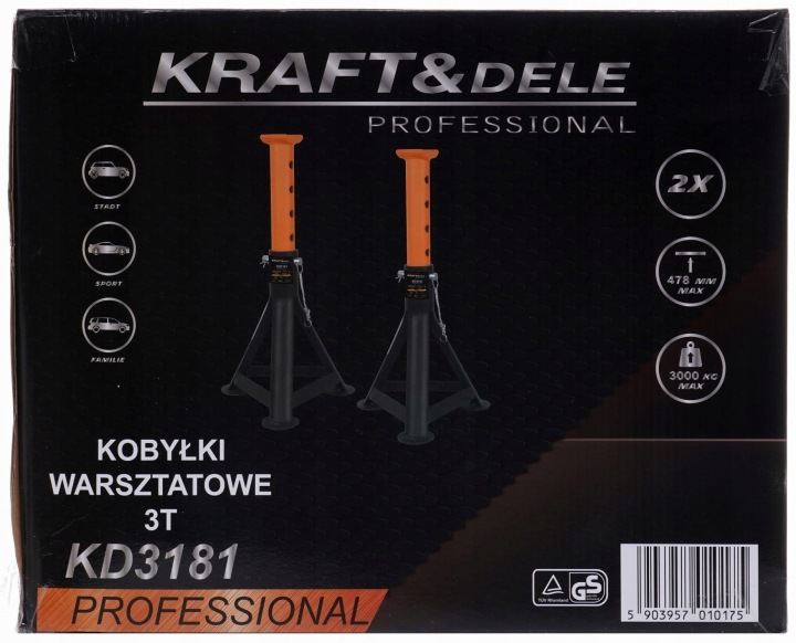 KOBYLKA AUTOMOBILE KRAFT&DELE 3T 310-478 MM 2 PCS