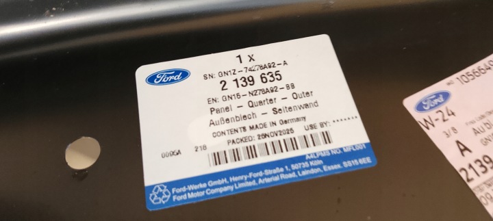 POCZYCIE AILE ARRIÈRE DROIT FORD ECOSPORT LIFT 17-22ROK GN15-N278A92-BB