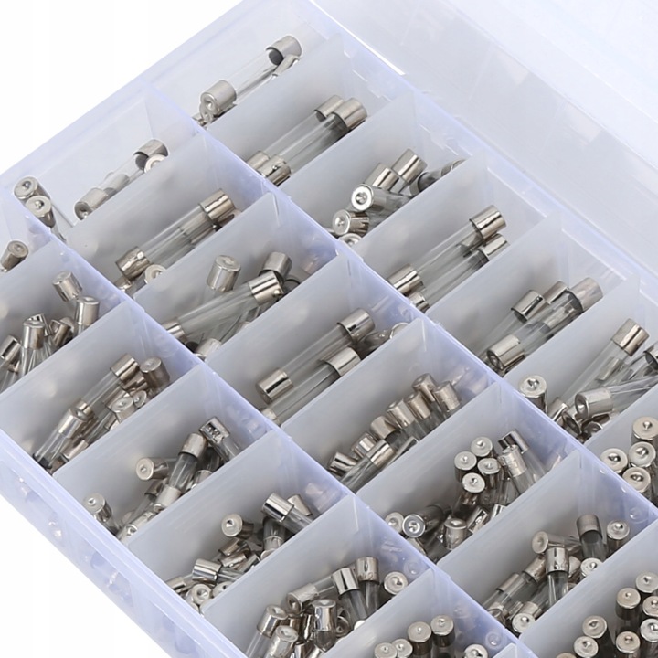 360SZT KIT SZKLANYCH FUSIBLES 5X20MM 6X30MM FUSIBLES FIBRE DE VERRE