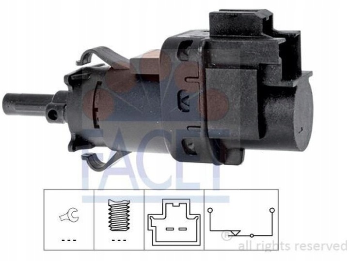 CONMUTADOR DE LUZ LUZ DE FRENADO S-MAX I MK1 06-14 FIESTA VI MK6 08-17 V MK5 03-10 