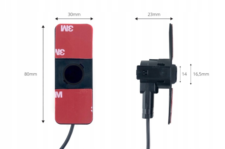 KIT CAPTEURS STATIONNEMENT TFT02 4,3″ AVEC CAMÉRA 4 SENSORY NOIR INTERNE