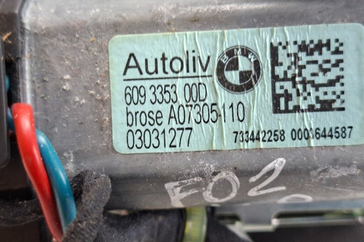 CEINTURE DE SÉCURITÉ AVANT GAUCHE BMW 7 (F01, F02) 609334400 4.4L GASOLINE