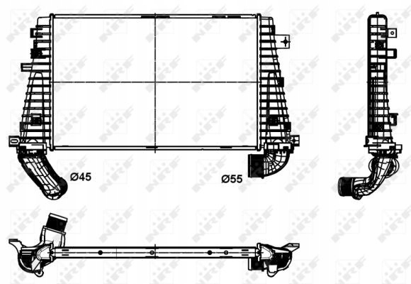 RADUADOR AIRE DOAADOWUJACEGO NRF 30300 