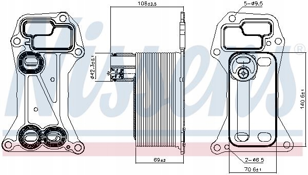 RADIATEUR HUILES BMW 3 E90 3 E91 3 E92 3 E93 5 F10 5 F11 5 GRAN