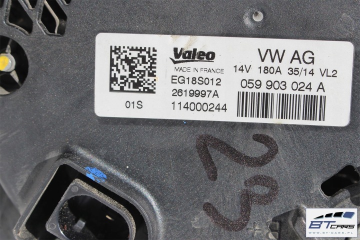 AUDI A4 A5 A6 Q7 ALTERNATEUR 3.0 TDI 059903024A 059 903 024 A 059903024A 059