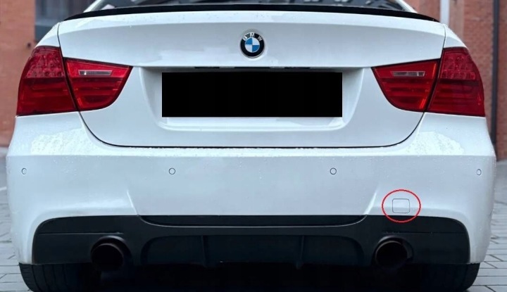 BMW SÉRIE 3 E90 MODULE BERLINE 2004-2012 BOUCHON CROCHET ARRIÈRE ORIGINAL