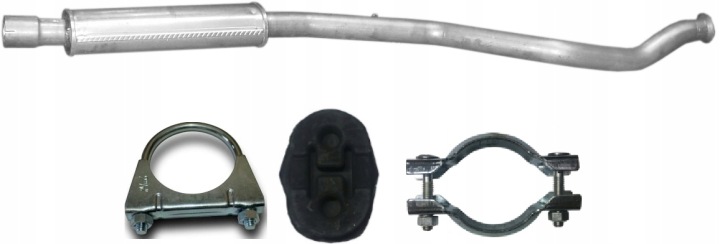 POLMO 19.242 SILENCIEUX CENTRAL 19.242 19.242 SILENCIEUX CENTRAL PEUGEOT 206 2,0