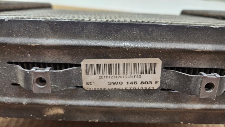 RADIATEUR ÉCHANGEUR AIR-AIR BENTLEY CONTINENTAL GT GTC 3W0145803E