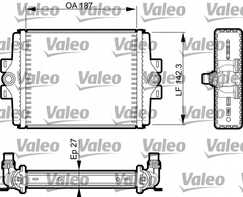 VALEO RADUADOR DE AGUA BMW 11- 