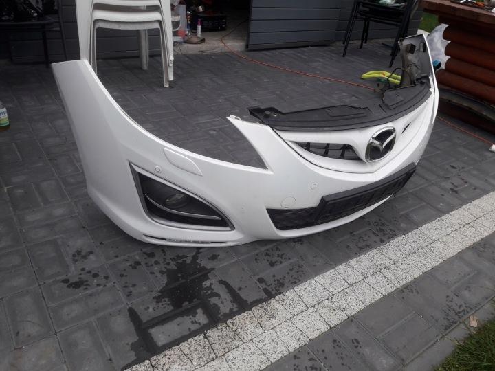 MAZDA 6 GH 2010-2012 LIFT PARE-CHOCS AVANT COMPLET XÉNON PDC COULEUR 34K SPORT