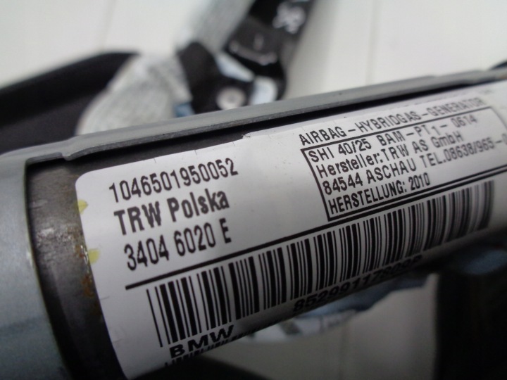BMW X1 E84 KURTYN AIRBAG GAUCHE 09-15R