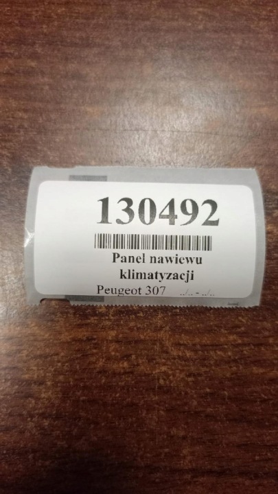 PEUGEOT 307 PANNEAU CONDUIT D'AIR CLIMATISATION 96430991XT