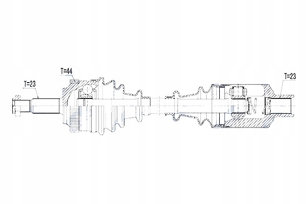 DEMI-ARBRE MENÉE RENAULT SCENIC RX4 1.9DCI 2.0 00-04 NTY