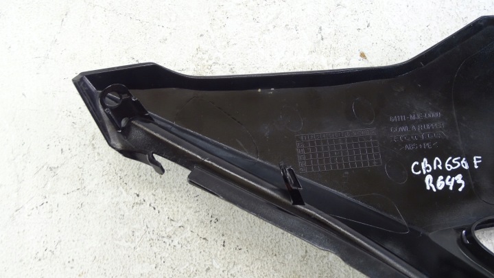 R643 HONDA CBR 650 F REMPLISSAGE DÉFLECTEUR D'AIR PROTECTION 64111-MJE-D000