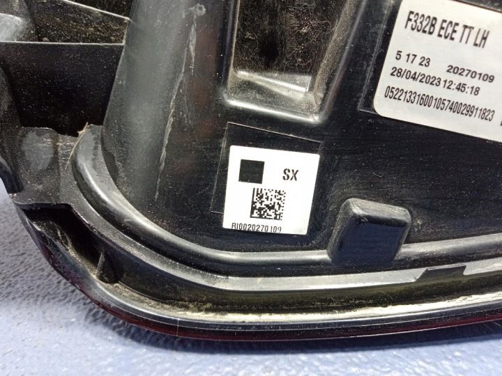 FIAT 500 500E II 20-24 3+1D POUTRE PARE-CHOCS ARRIÈRE 237 ROSE GOLD