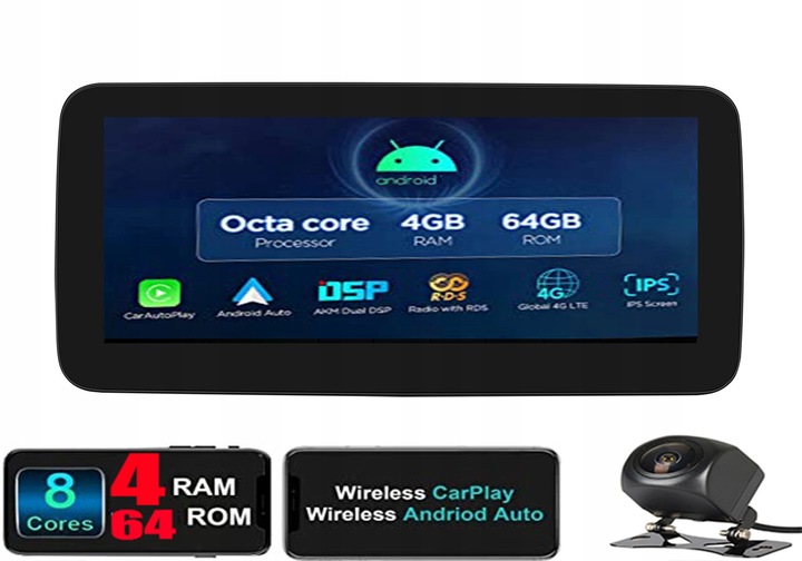 RADIO NAWIGAC AUDI Q5 2009-2016 DSP SIM 4/64GB 