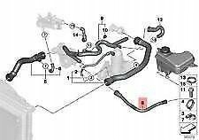 FIL RADIATEUR BMW E60 E61 02-2010 ORIGINAL 17127787455