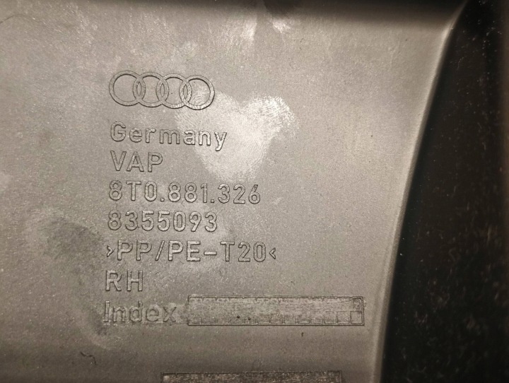 CHÂSSIS SIÈGES DROIT AVANT AUDI A5 8T 3D 8T0881326