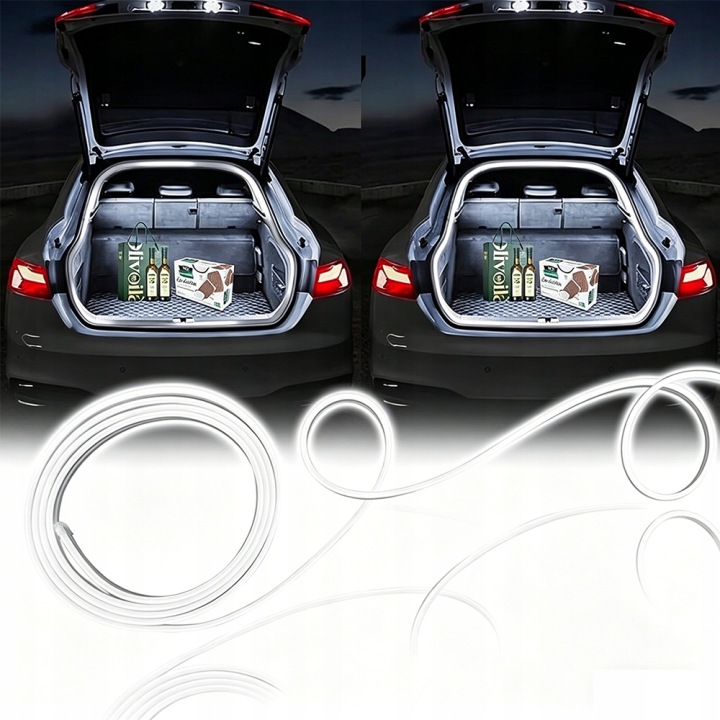 ÉCLAIRAGE LED LED INTÉRIEUR VOITURE BANDE CABINES COUVERCLES DE COFFRE VOITURES 2M