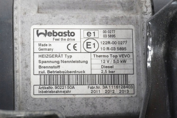 CHAUFFAGE DE STATIONNEMENT WEBASTO VW CADDY TOURAN 1K0815005MC 9022150A