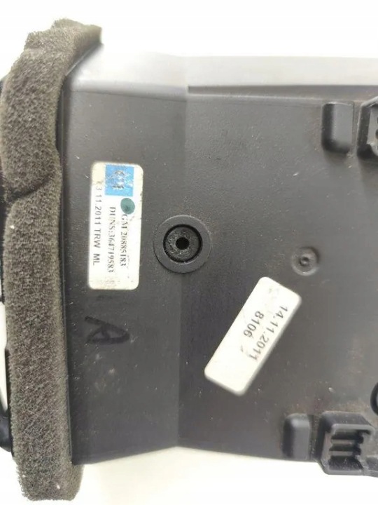 ADMISSION AIR CONSOLES OPEL ZAFIRA B (A05) 364719583 DIESEL 74KW 2012