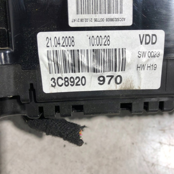 COMPTEUR VOLKSWAGEN PASSAT CC 3C8920970